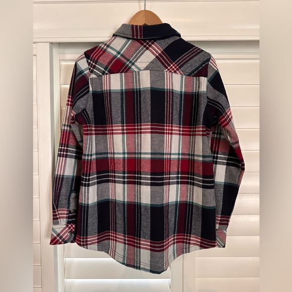 NWT Orvis Pinnacle Shirt Jacket Plaid Women’s Medium Classic Collection Snap Top - Picture 6 of 14